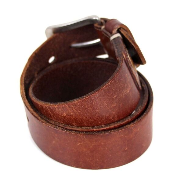 Fossil BROWN GENUINE LEATHER 1.5"Wd CASUAL DRESS MEN'S BELT Sz 34/85 (F79 - Picture 4 of 12